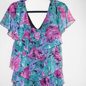 The Colorful Rose Dress